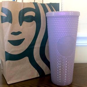Starbucks Winter Holiday 2021 Icy white Bling studded tumbler